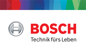Dies ist das Robert Bosch GmbH Logo. 